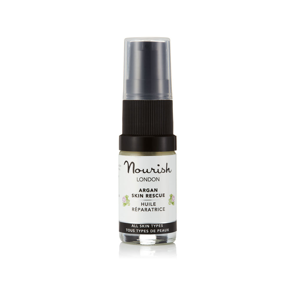 Nourish London Argan Skin Rescue Facial Oil Travel Size 5 ml