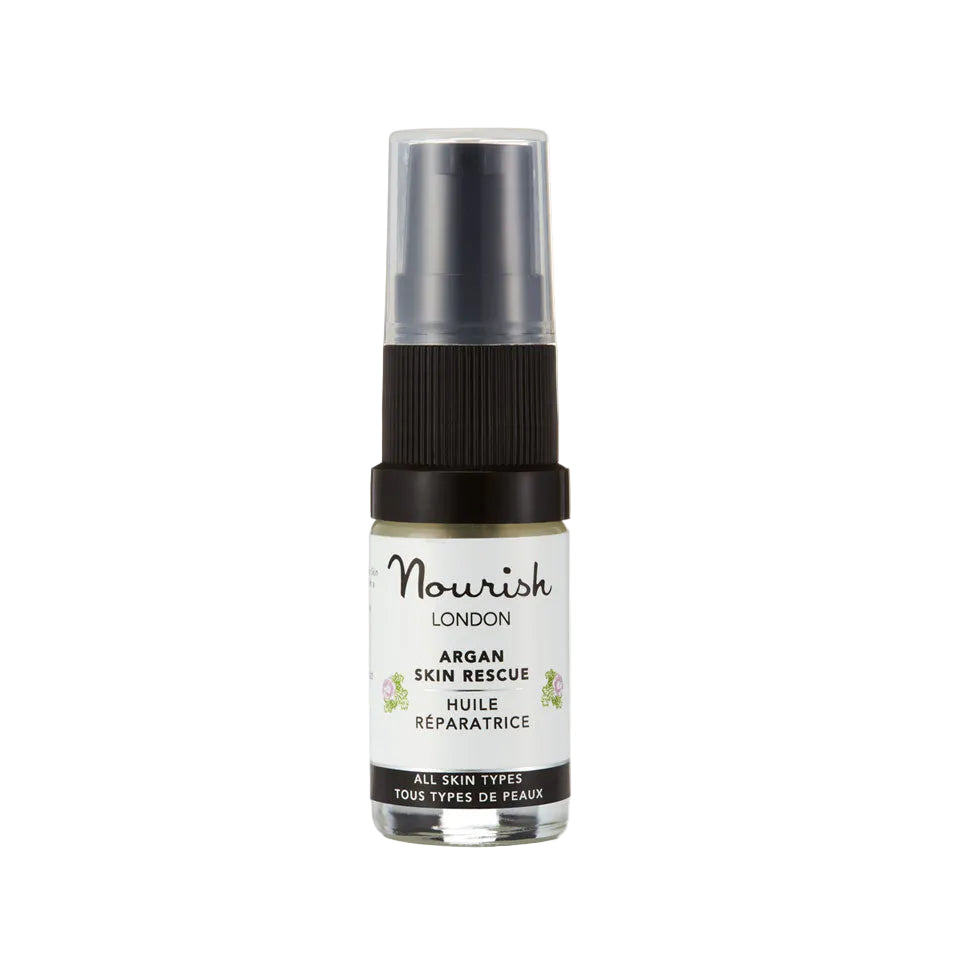 Nourish London Argan Skin Rescue Facial Oil Travel Size 5 ml