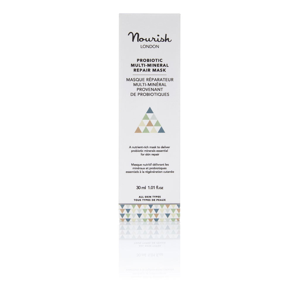 Nourish London Probiotic Multi Mineral Repair Mask Calming Soothing Skin with Lavender