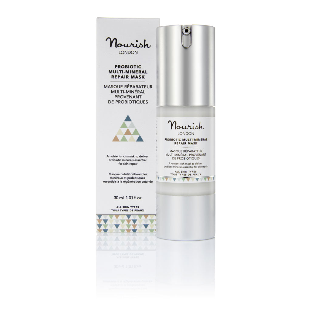 Nourish London Probiotic Multi Mineral Repair Mask Calming Soothing Sensitive Skin with Lavender