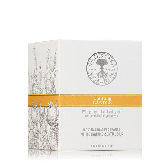 Organic Aromatherapy Candle - Uplifting candle box