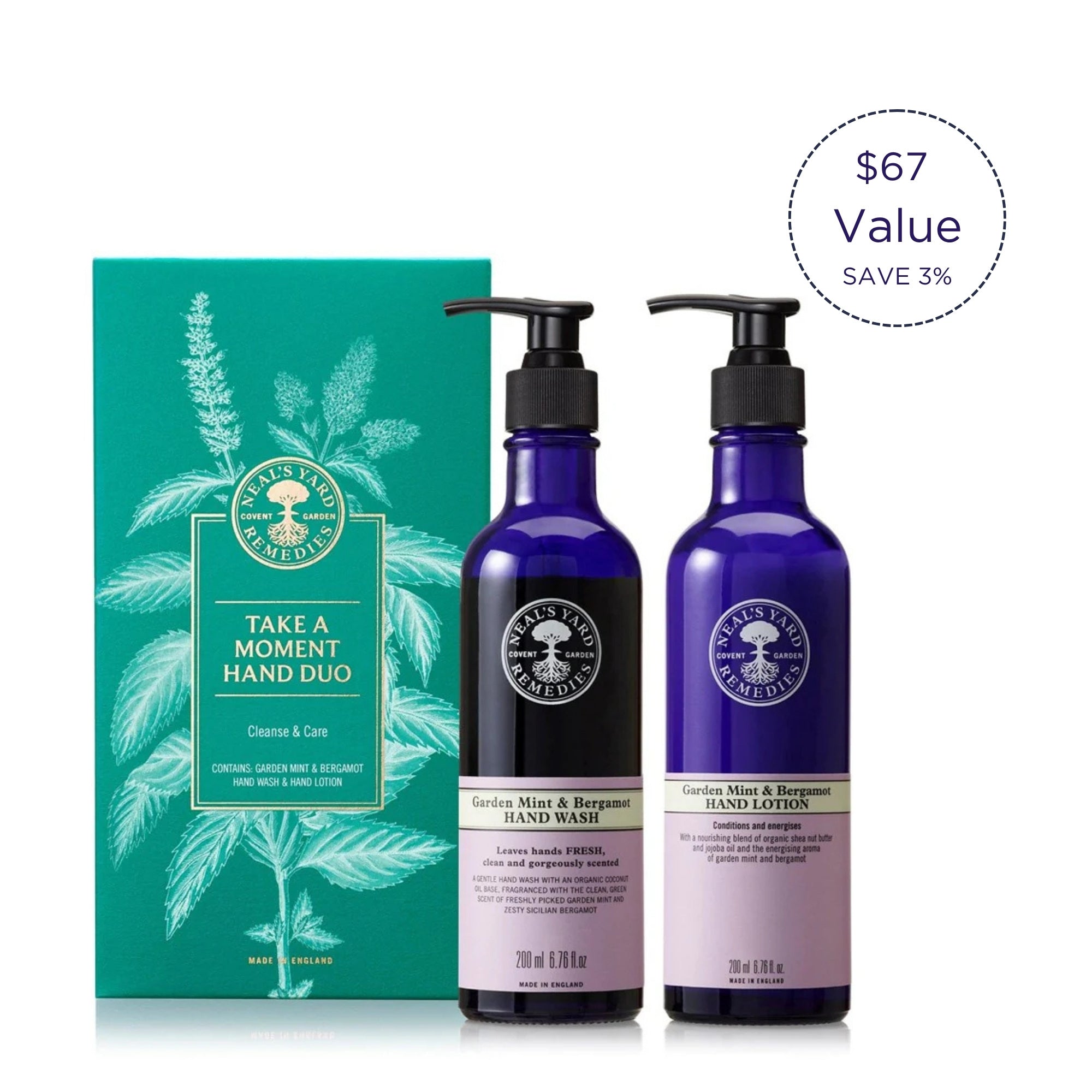 Take a Moment Hand Duo - Garden Mint & Bergamot