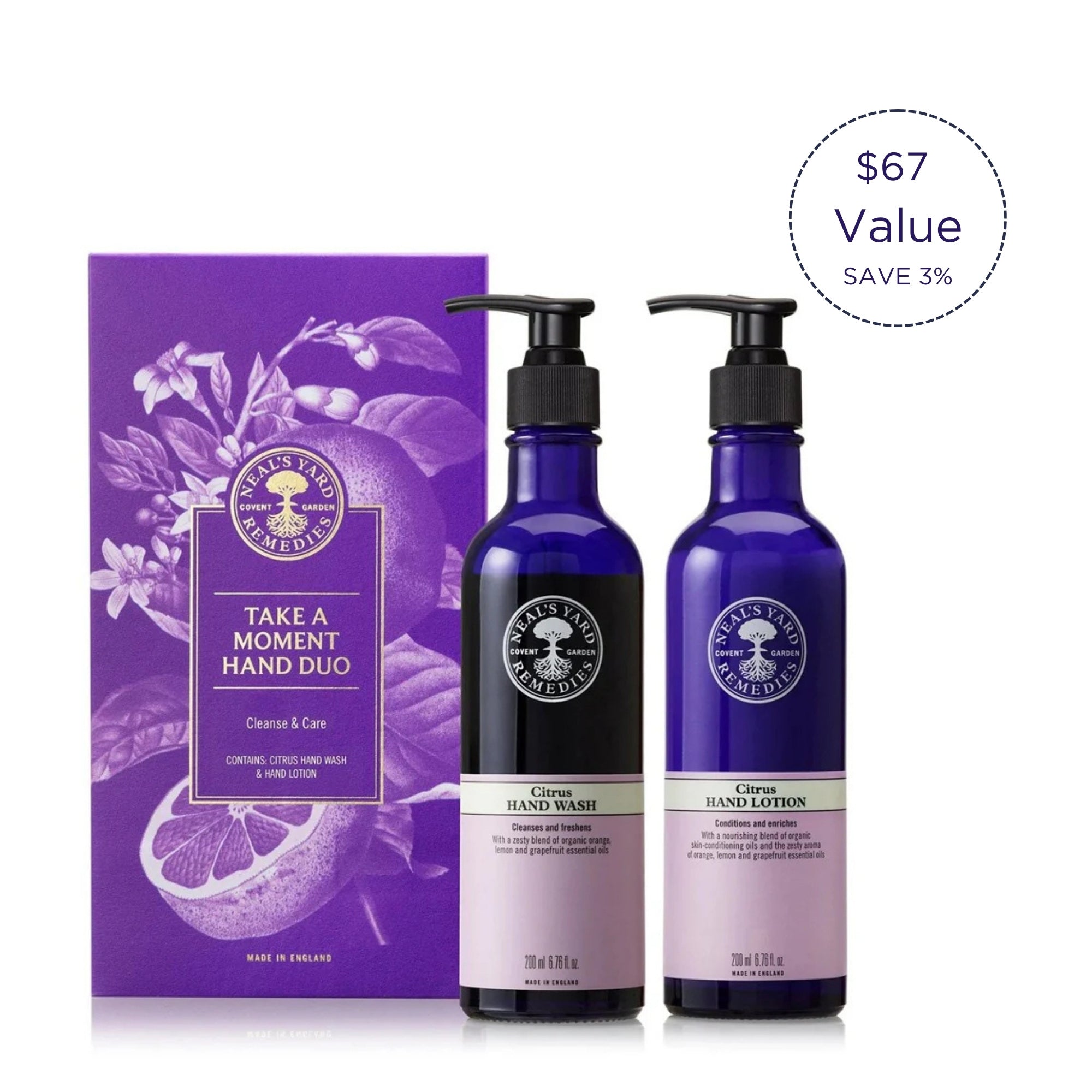 Take a Moment Hand Duo - Citrus