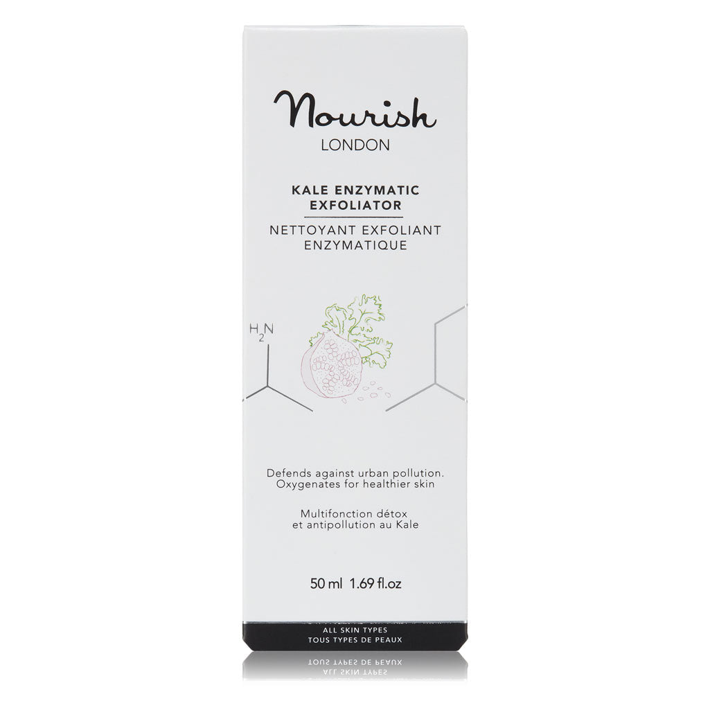 Nourish London Kale Enzymatic Exfoliator Box