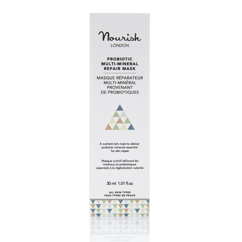 Nourish London Probiotic Multi Mineral Repair Mask Calming Soothing Skin with Lavender