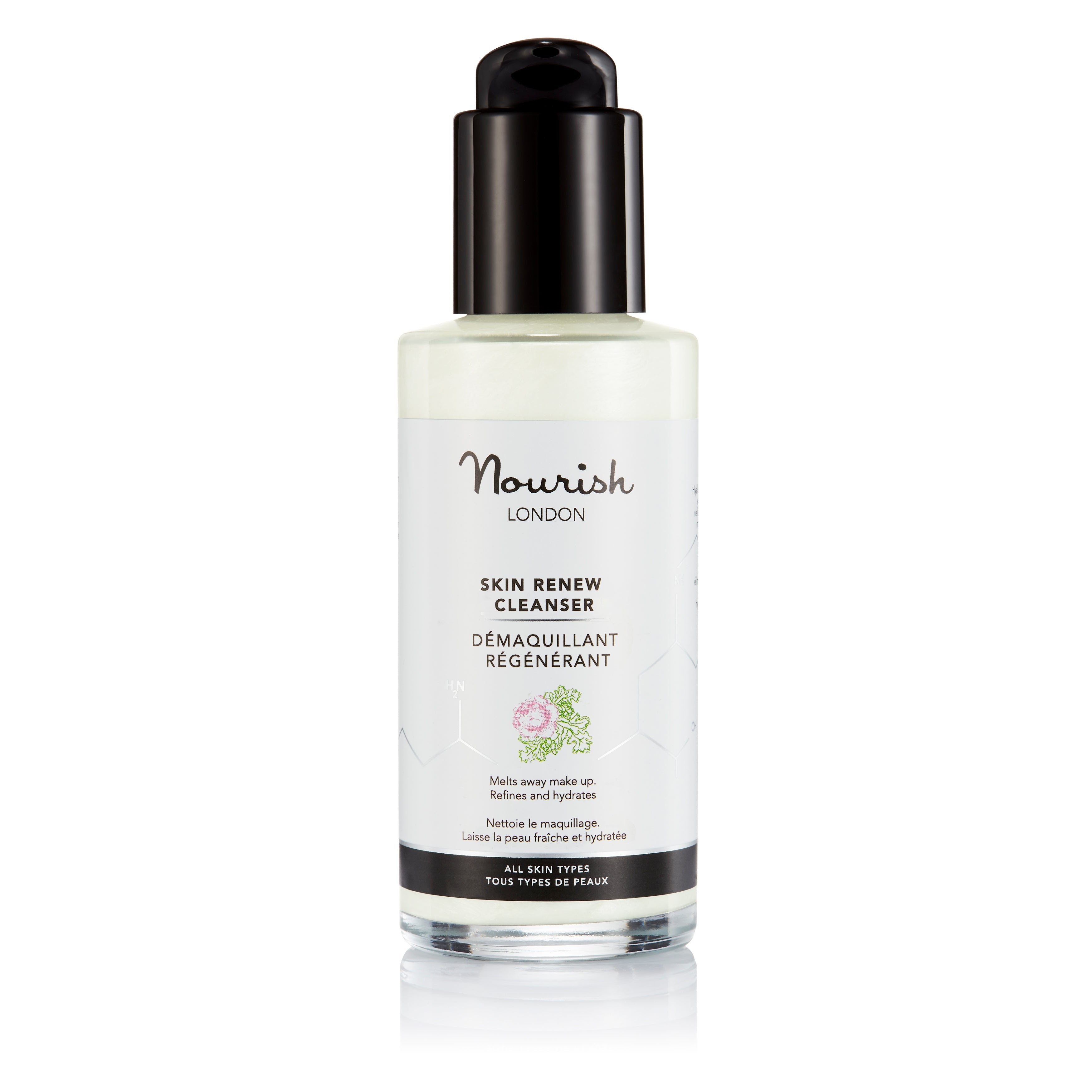 Nourish London - Skin Renew Cleanser & makeup remover