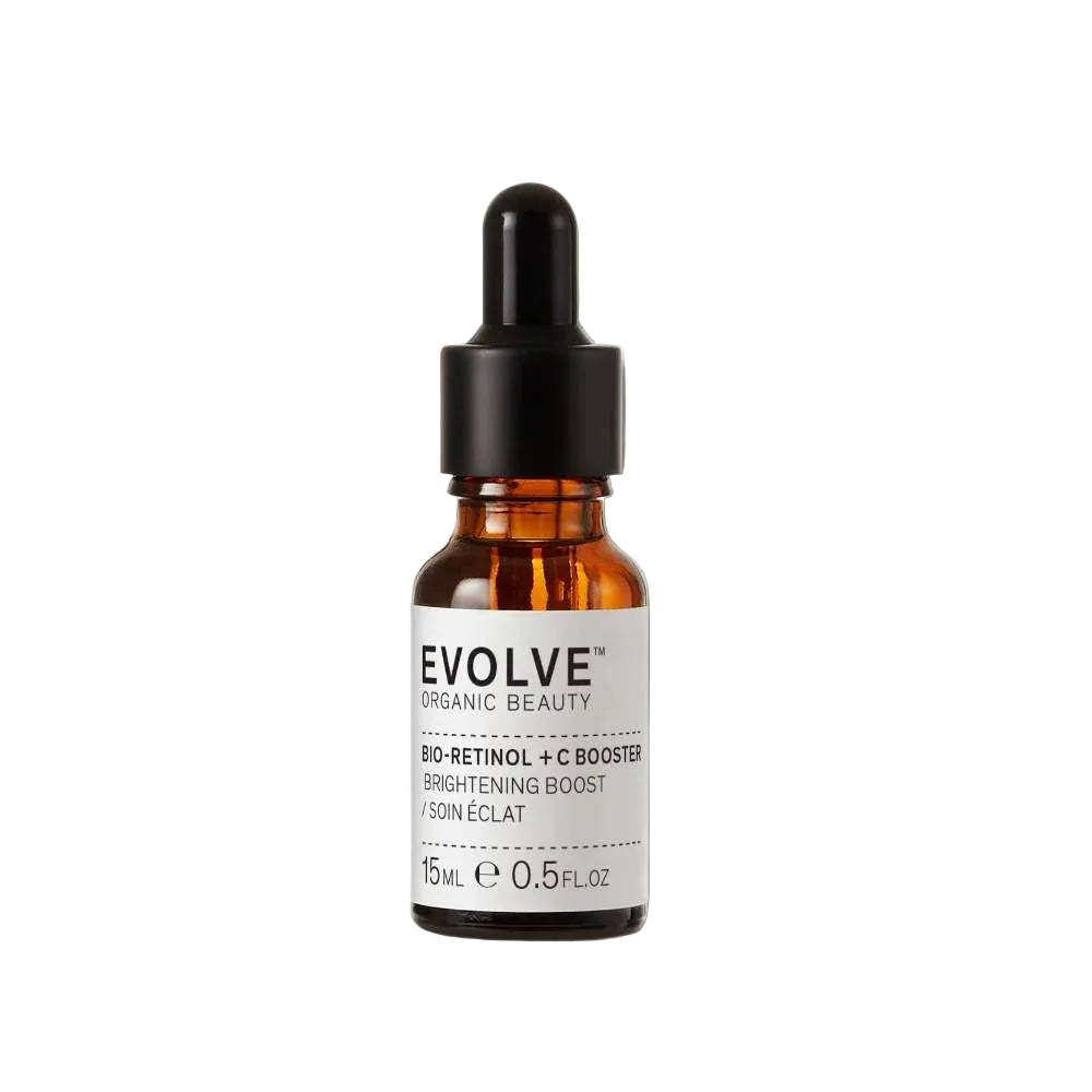Evolve skincare dropper bottle on a white background