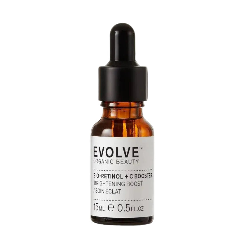 Evolve skincare dropper bottle on a white background