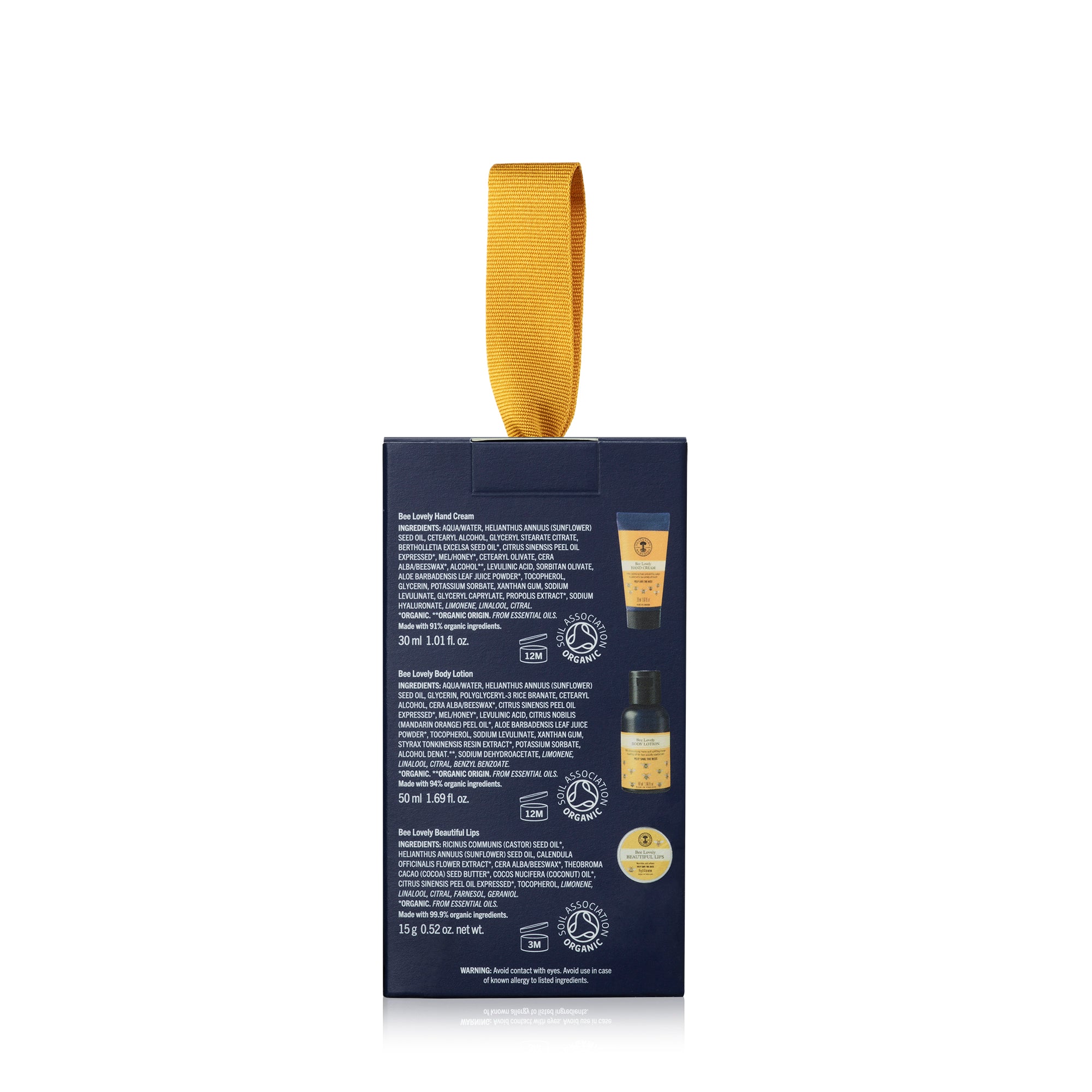 Bee Lovely Nourishing Trio Front product Shot Back